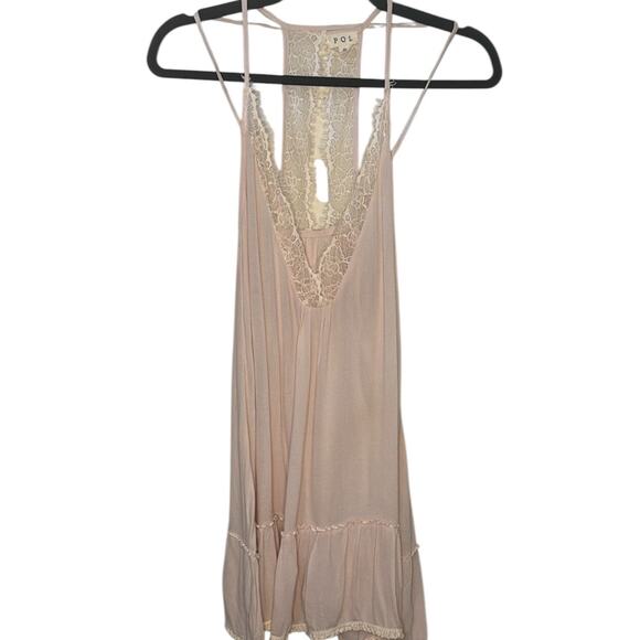 POL Pink Lace Trim Camisole- NWOT - Picture 3 of 7